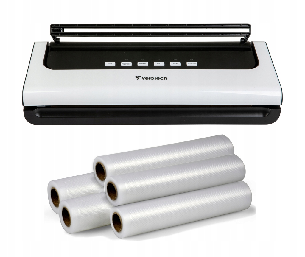 Vakuová svářečka Verotech VA-700, balicí stroj, 5 rolí fólie pro balení
