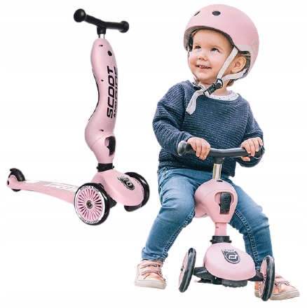 

Scoot And Ride Hulajnoga i Jeździk 2w1 Rose 1-5L