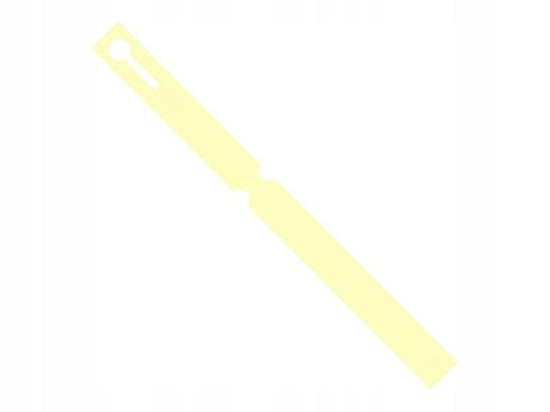 

Etykiety Wiązane Żółte Pvc PĘTELkowe 160x13mm Nr3.