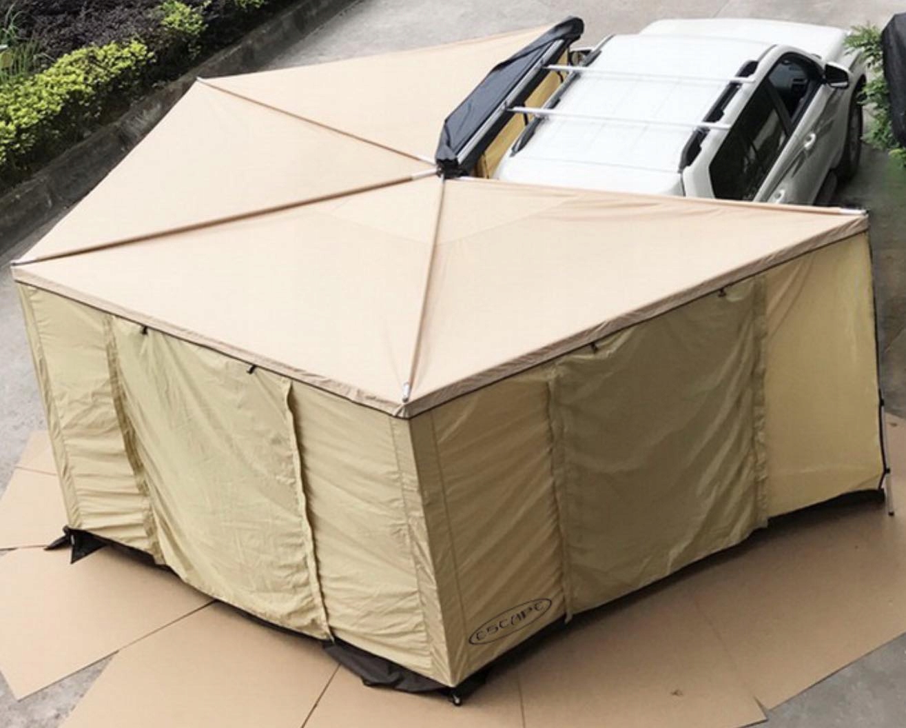 Ściany do zadaszenia markizy FOX 2m z podłogą