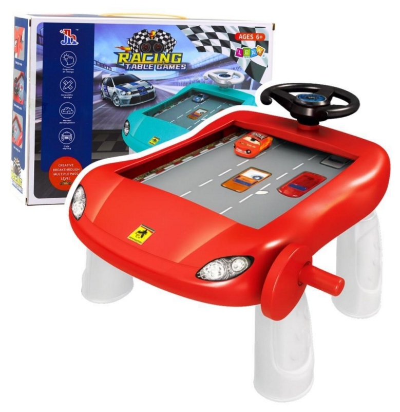 Symulator jazdy manualny czerwony