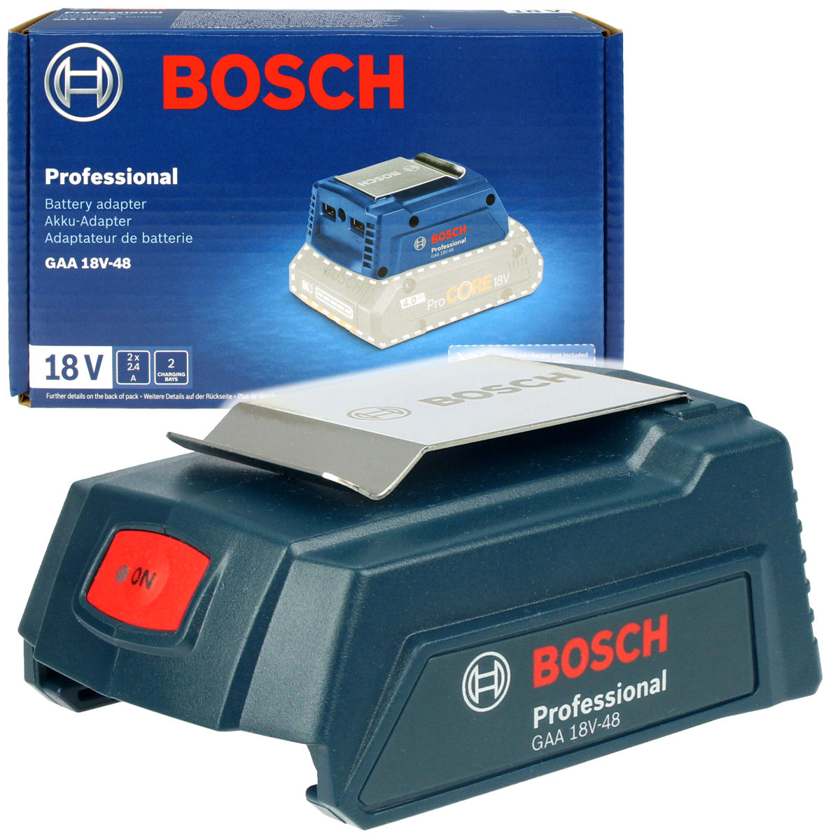 Bosch Professional Chargeur système 18 V GAA 18 V-48 (adaptateur