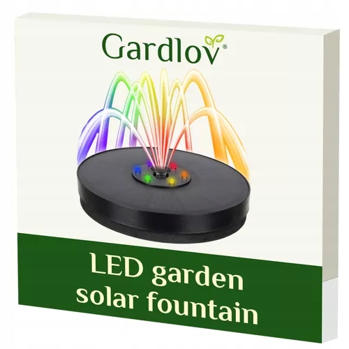 Fontanna solarna LED Gardlov 23227 z 7 końcówkami i akumulatorem Producent Iso Trade