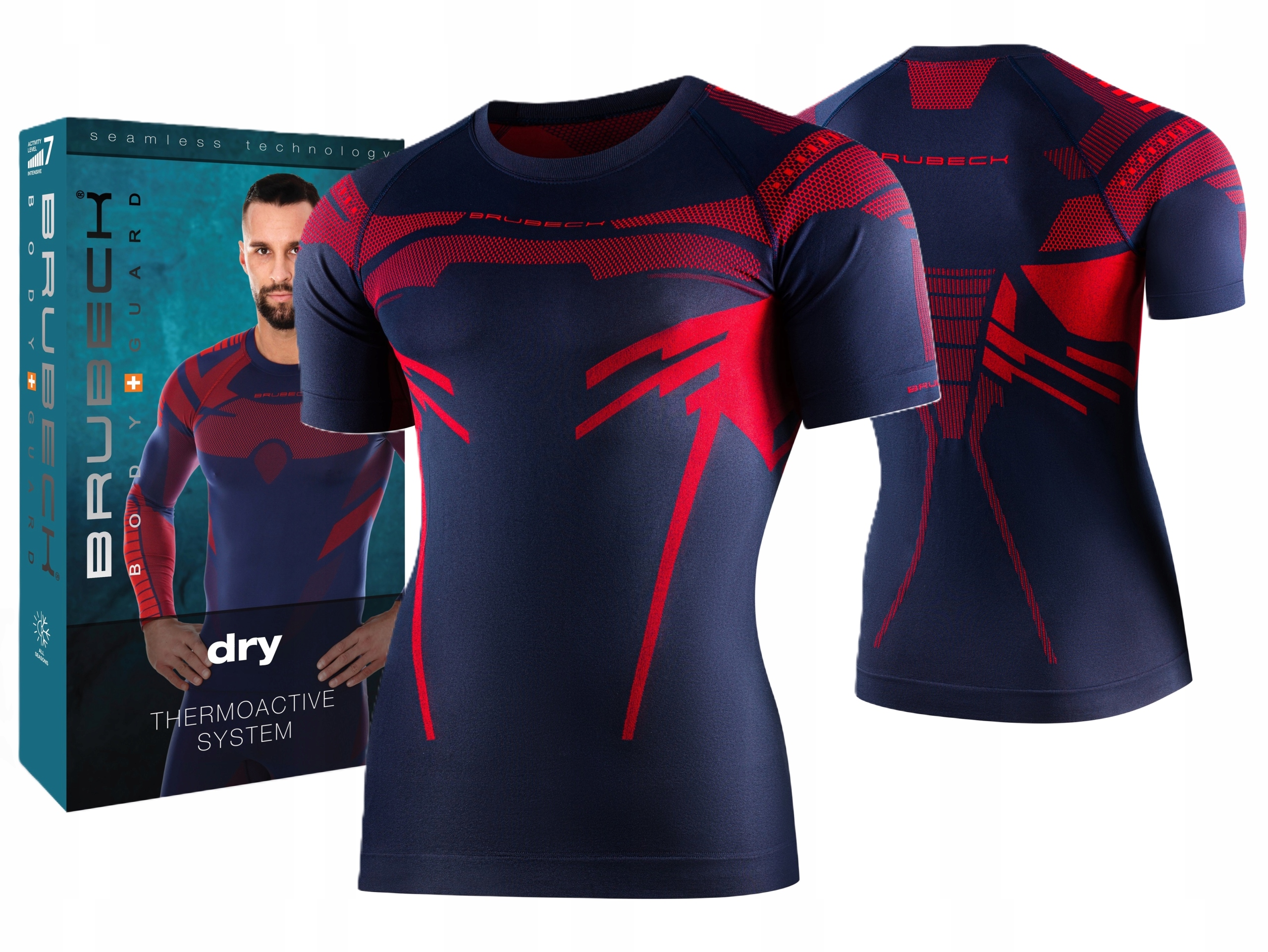 Brubeck Dry Męska Sportowa Koszulka Do Fitnessu -M