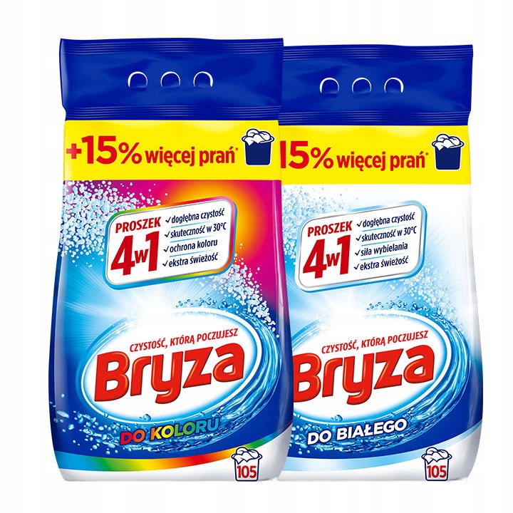 

Bryza proszek do prania Color+White 13,65kg 210pr