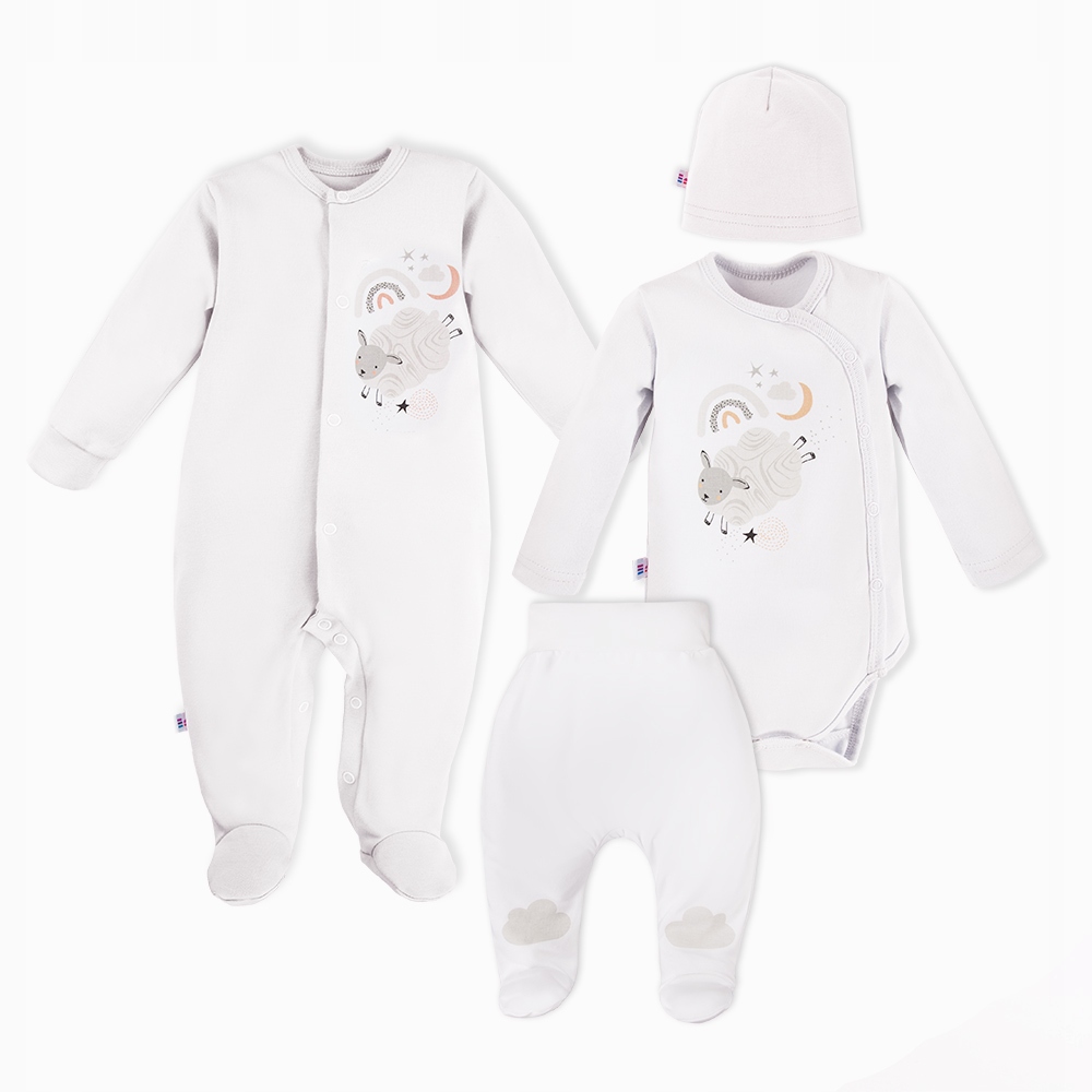 

Ewa Klucze Wyprawka Niemowlęca Mellow 4 El. 56 Bia