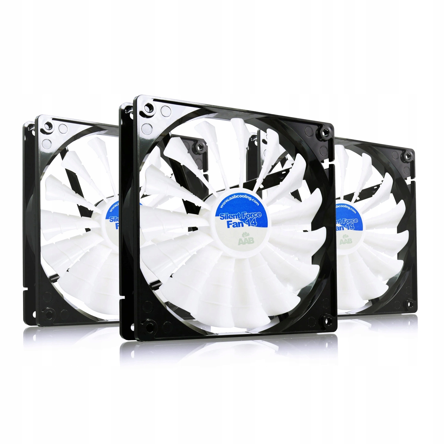 3xAABCOOLING Silent Force 14 (15) lopatek 50 % výkonnější 8 dB Ventilátor 140 mm
