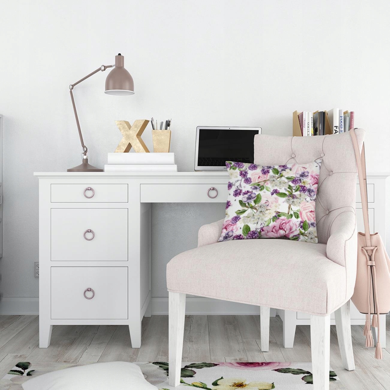 POSZEWKA NA PODUSZKĘ DEKORACYJNA 50x50 JASIEK 065 Wzór dominujący Inny wzór