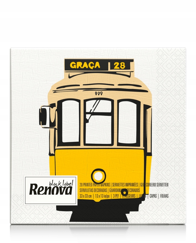 

Serwetki stołowe Renova Tramwaj 20 szt