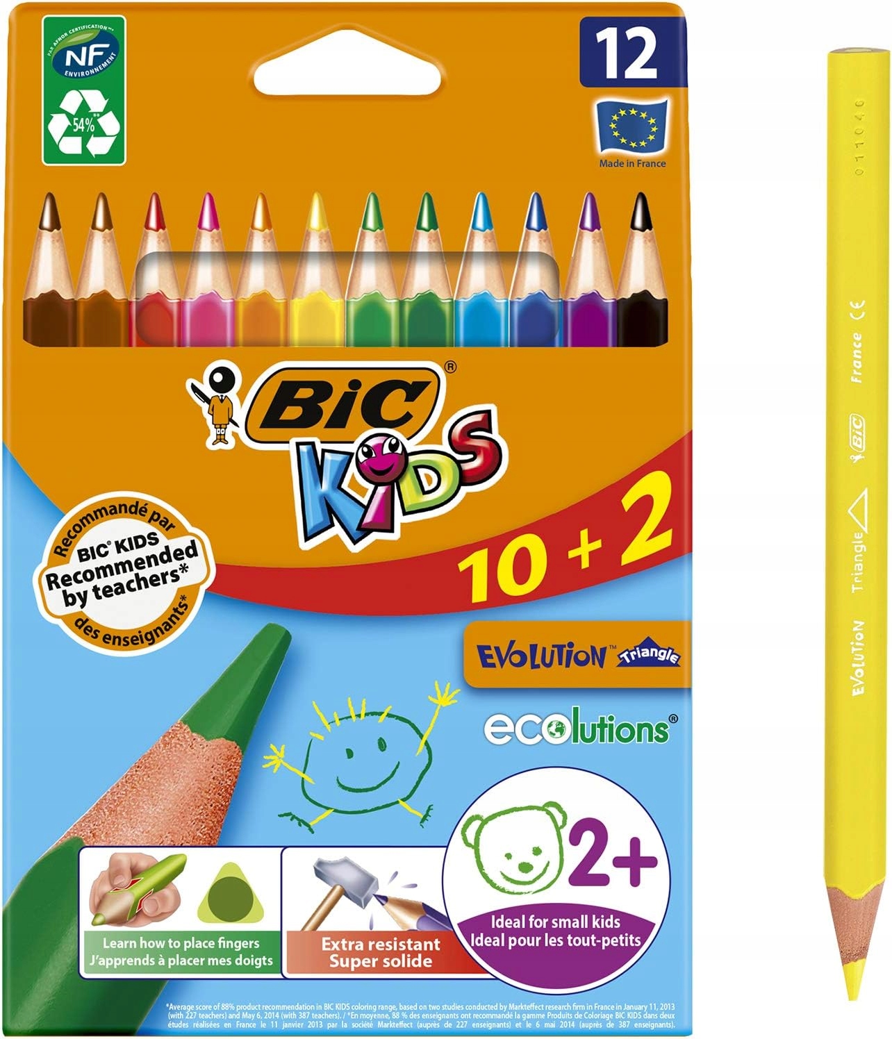 Kredki BIC EVOLUTION TRIANGLE 102