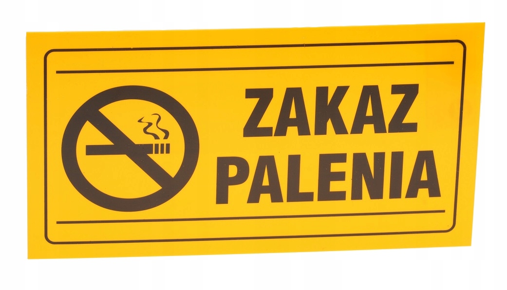 

Tablica Tabliczka Zakaz Palenia Papierosów Pcv