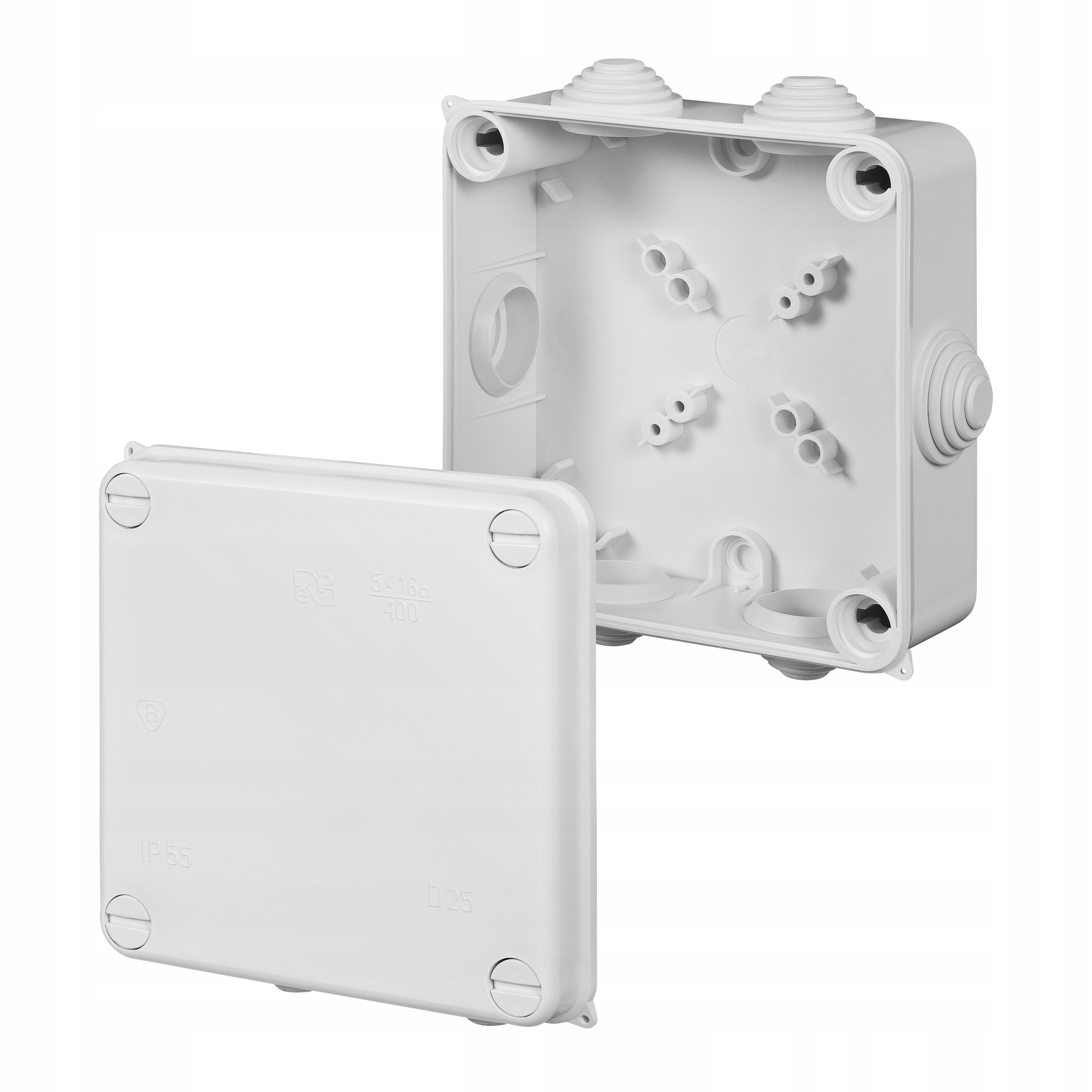 

Puszka hermetyczna natynkowa IP55 135x135x65 biała