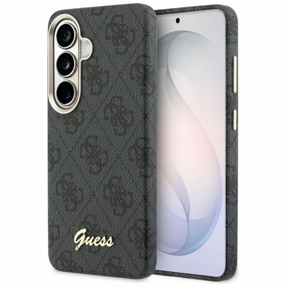 Guess etui 4G Script MagSafe do Samsung Galaxy S26 czarne