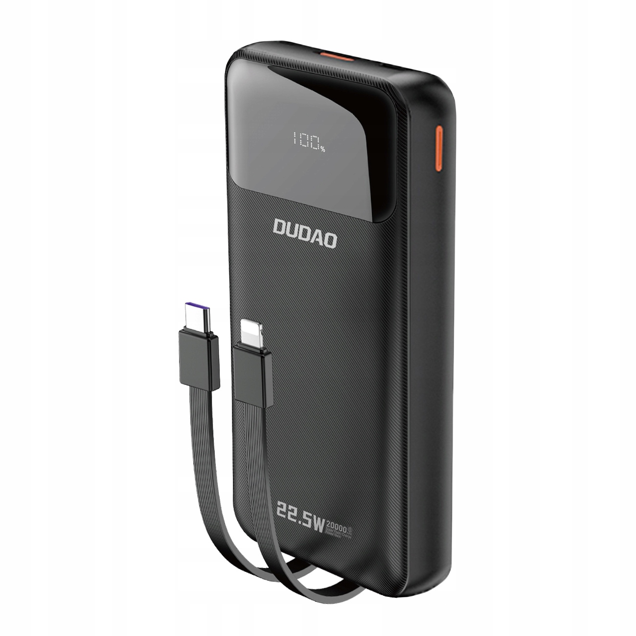 Powerbanka Dudao 20000 mAh 22,5 W Pd Usb-c a Lightning s kabely