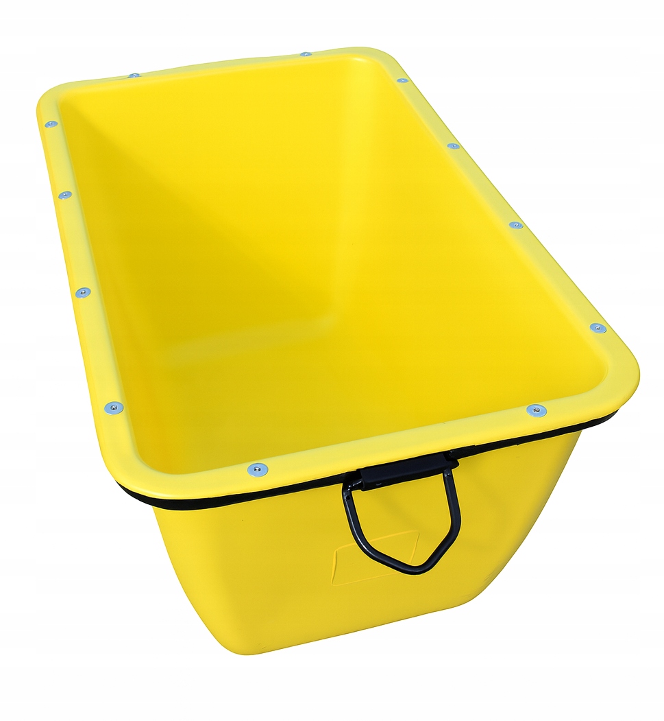 Stavební vana, kontejner, jeřábová nádoba s rukojetí, 200 l