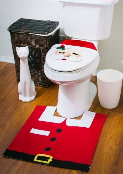 

Zestaw Łazienkowy Świąteczny Mikołaj Dekoracja