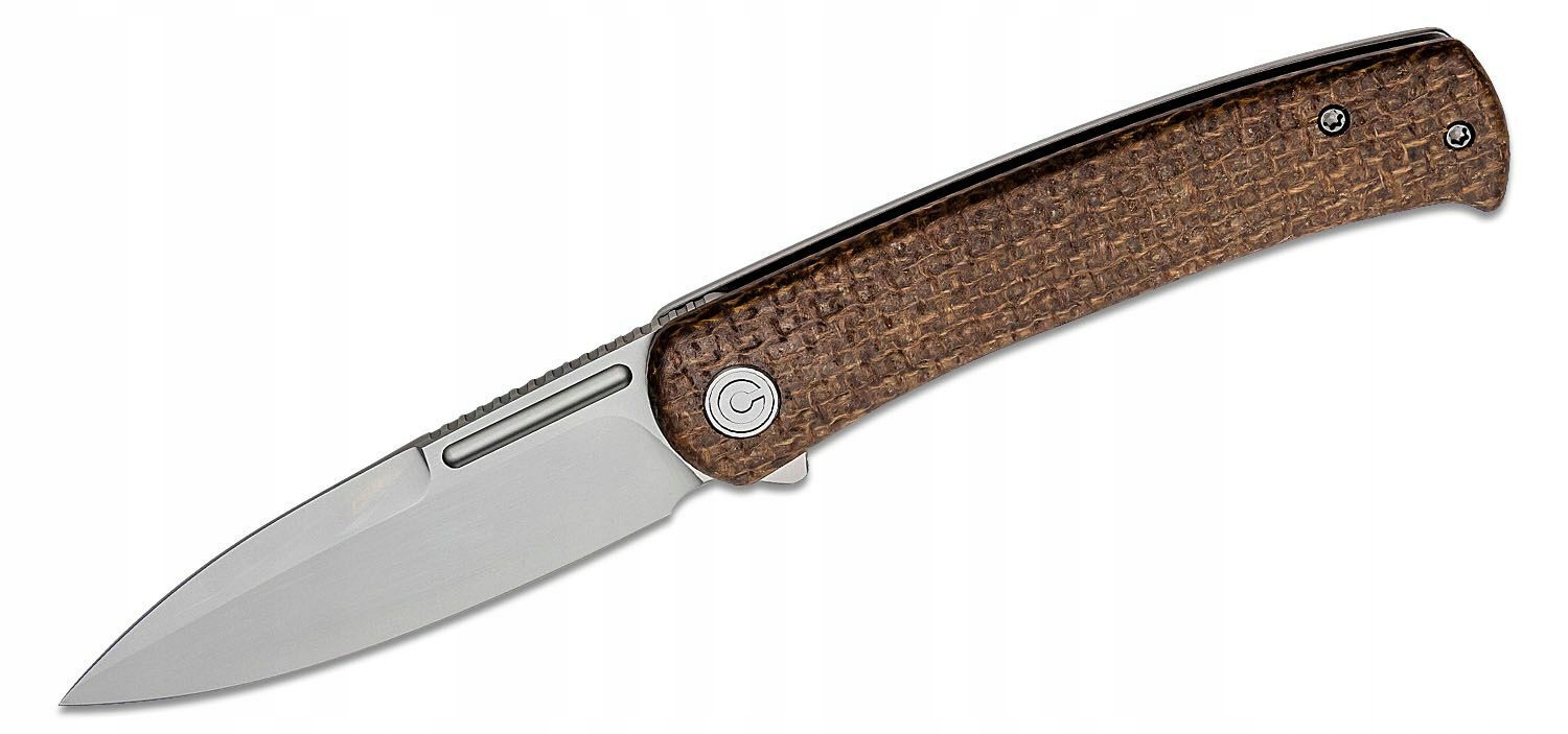 CIVIVI C21025B-1 Cetos nóż kieszonkowy 8,8 cm, Bead Blasted, brązowy, Micart