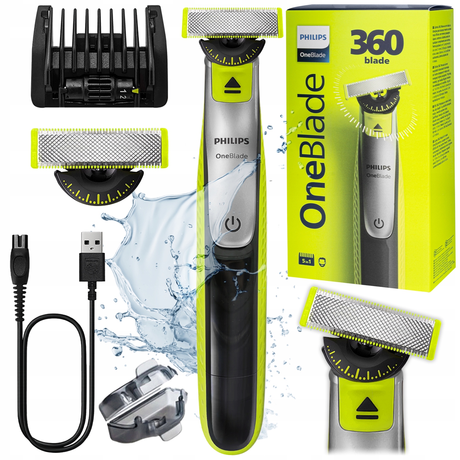 Holicí Strojek Philips Oneblade 360 Zastřihovač Vousů