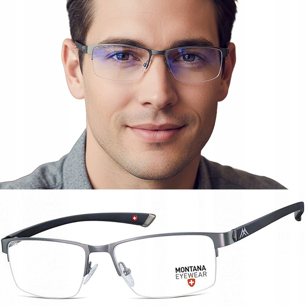 Okulary Oprawki Męskie Damskie Oryginalne Montana Żyłkowe Ce Oprawy