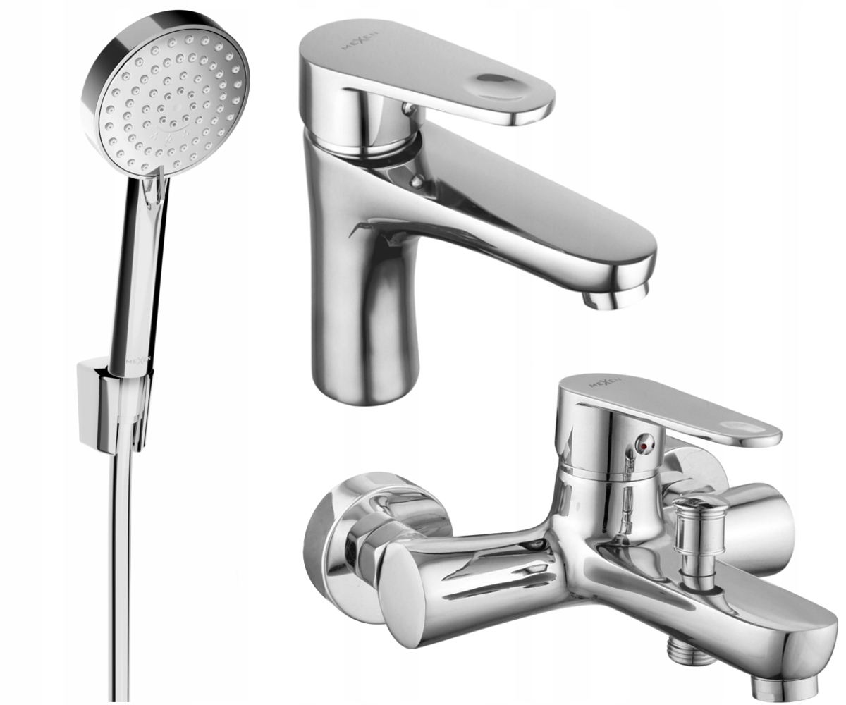 

Mexen Kama R75 Zestaw Wannowy Bateria Chrom