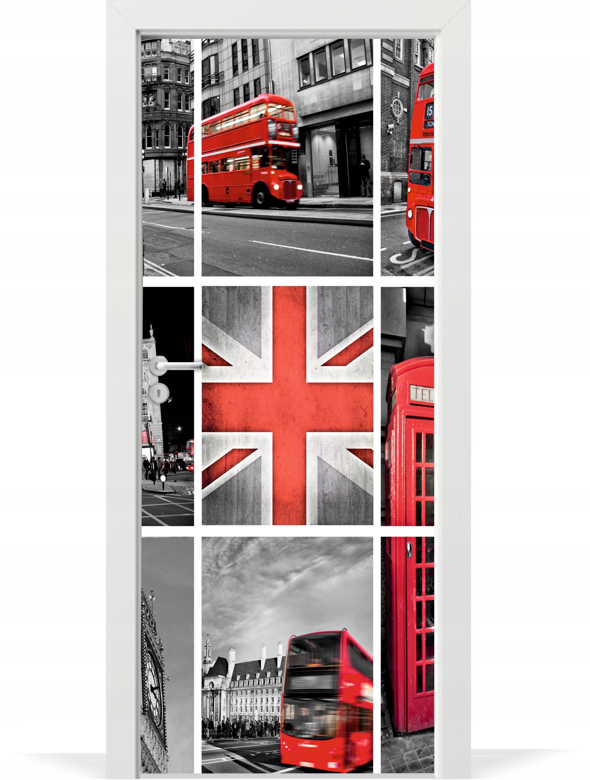 

Fototapeta samoprzylepna na drzwi Kolaż Londyn