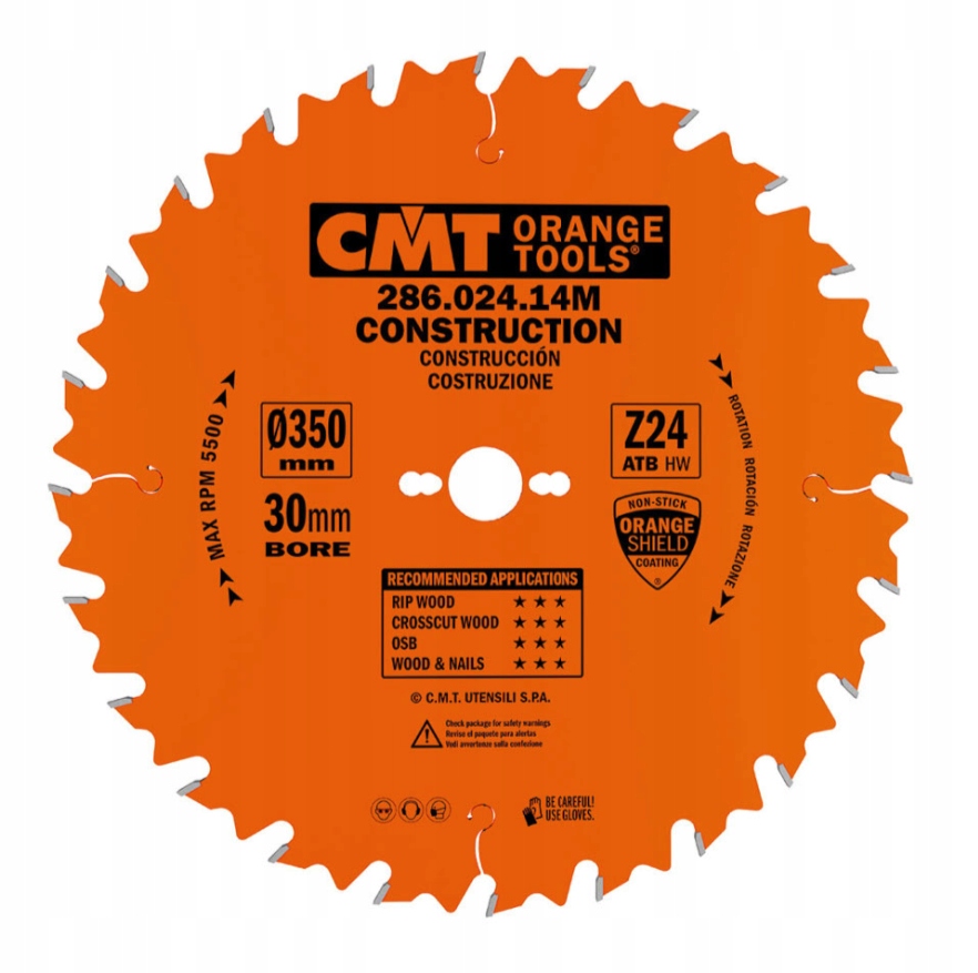 286.024.14M Piła Hm D=350 F=30 Z=24K=3,2/2,2 <=15