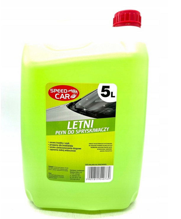 

Płyn Do Spryskiwaczy Szyb I Reflektorów Letni 5L