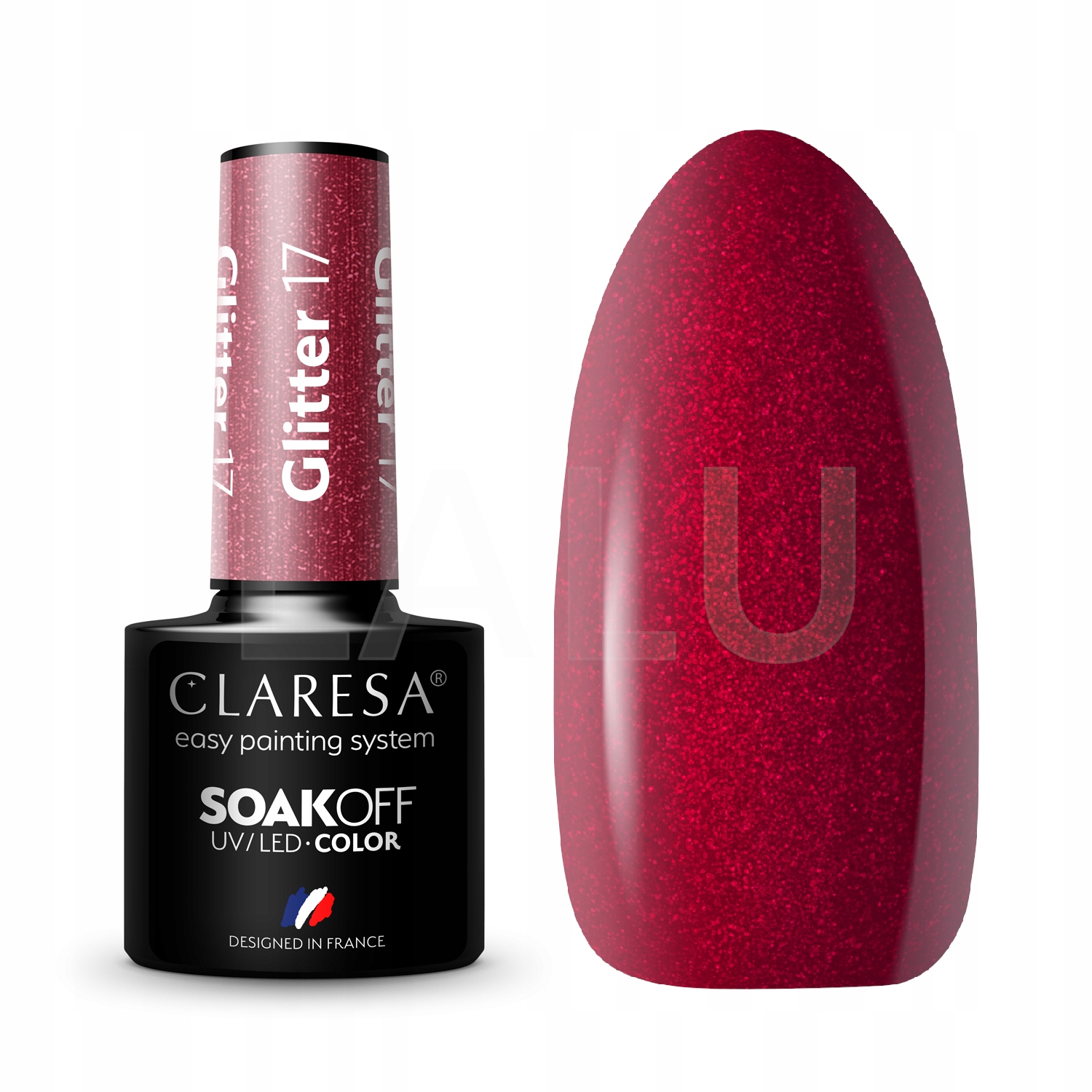 17 Glitter UV Nagellack 5 ml Claresa — 7