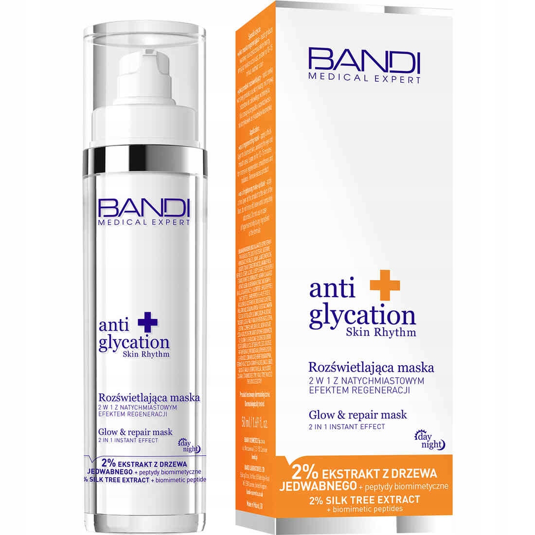 Bandi Anti Glycation Maska 2v1 s okamžitým regeneračním účinkem 50 ml