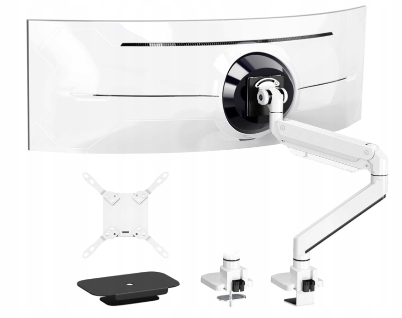 Uchwyt biurkowy do monitora telewizora 17–57" do 27 kg 200 x 200 RZMM-80-1W