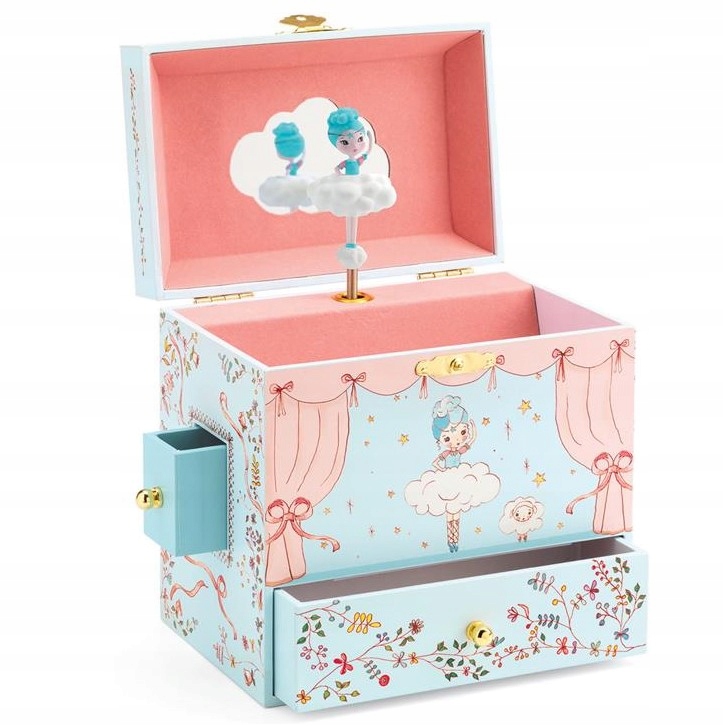 

Szkatułka z pozytywką Ballerina na scenie Djeco