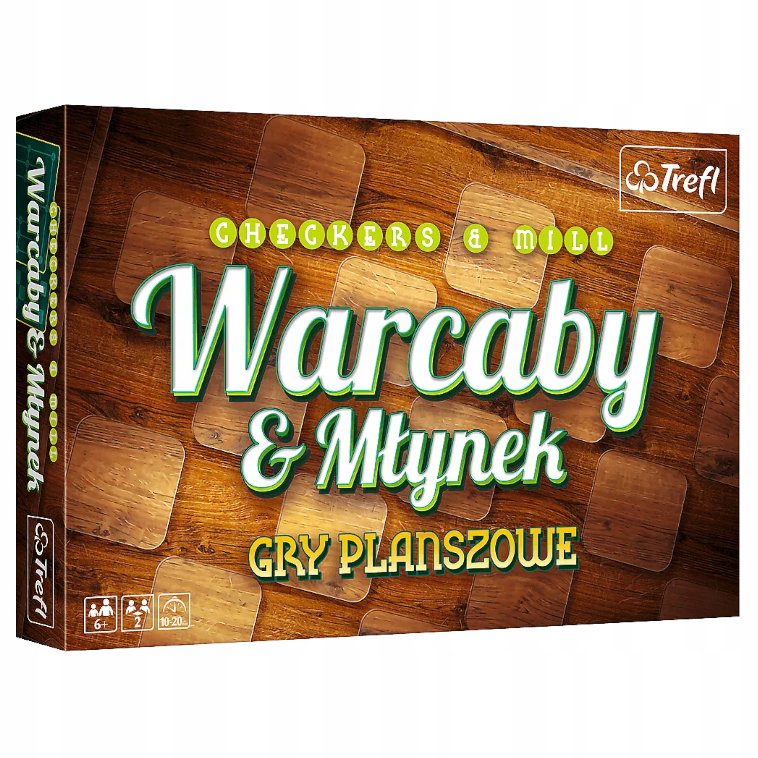 Gry planszowe Warcaby & Młynek Trefl 01681 EAN (GTIN) 5900511016819