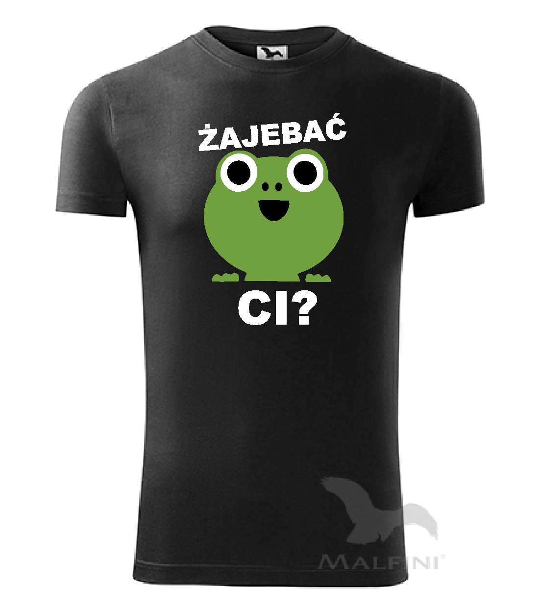 

Koszulka męska prezent żaba Żajebać CI L