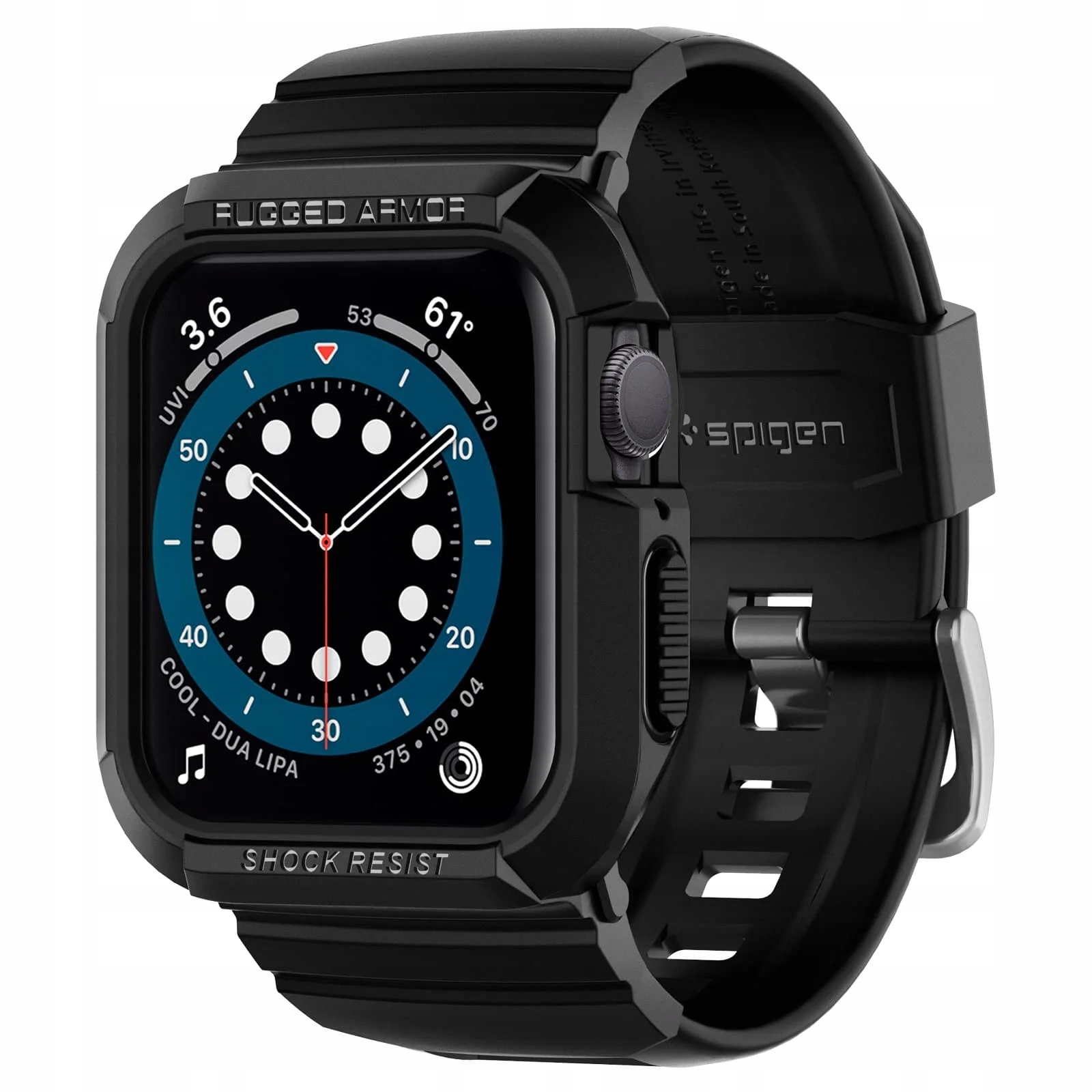 Spigen Rugged Armor Pro, czarny Apple Watch 41 mm/40 mm