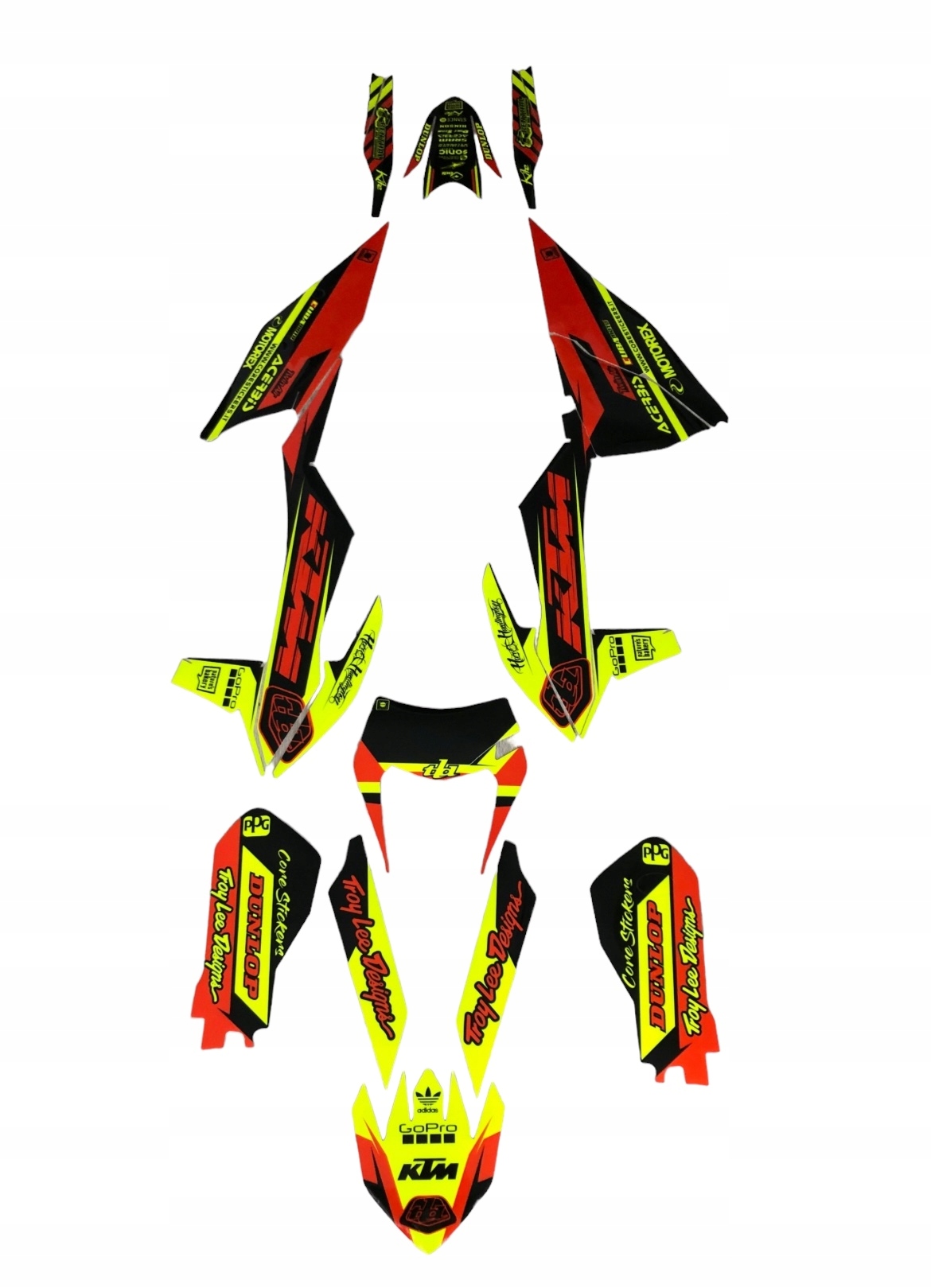 Ktm Exc Exc-f 20-23 dyha Fluo Core, Cubamoto