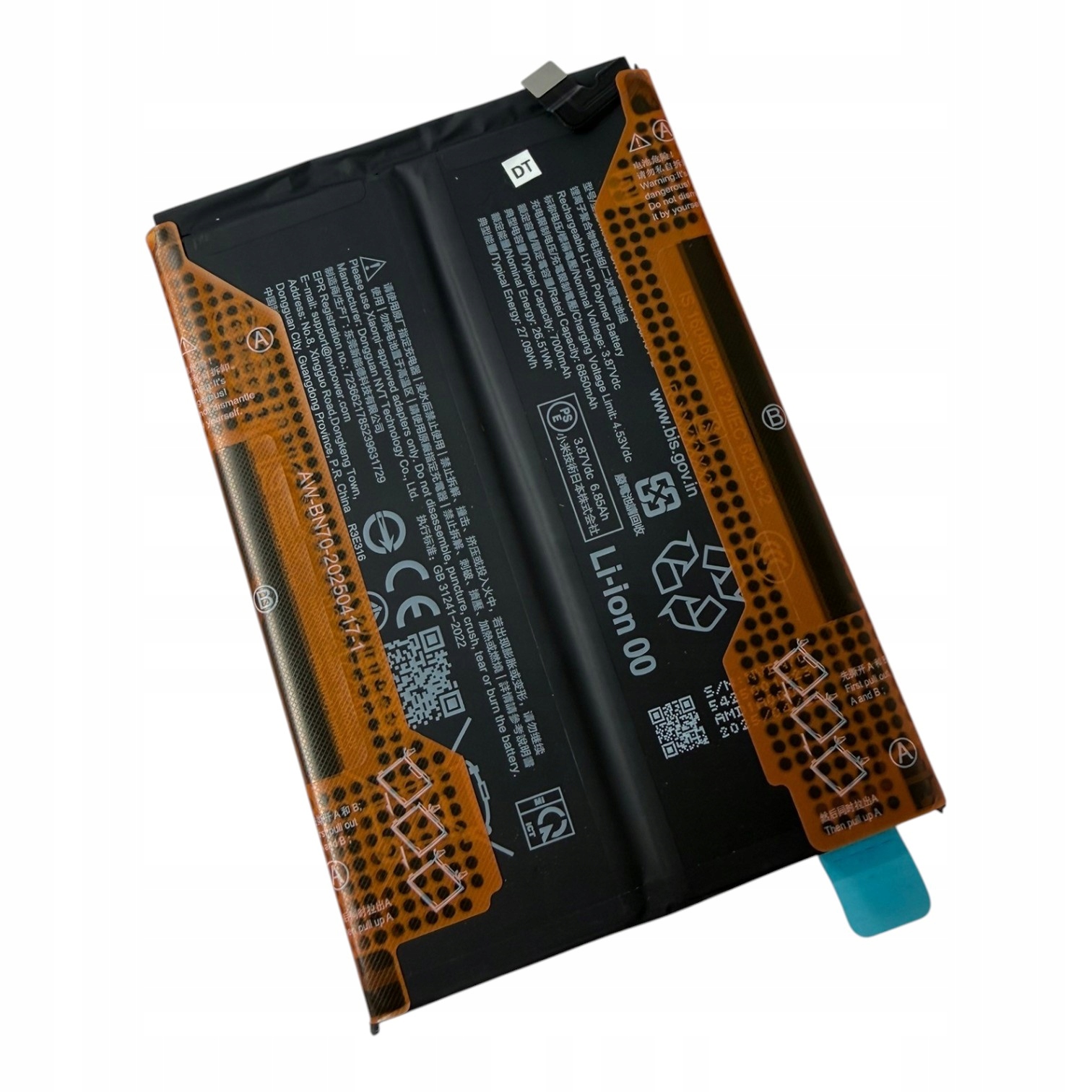 Org Nowa Oryginalna bateria akumulator Xiaomi Redmi 15 Poco M7 4G (BN70)