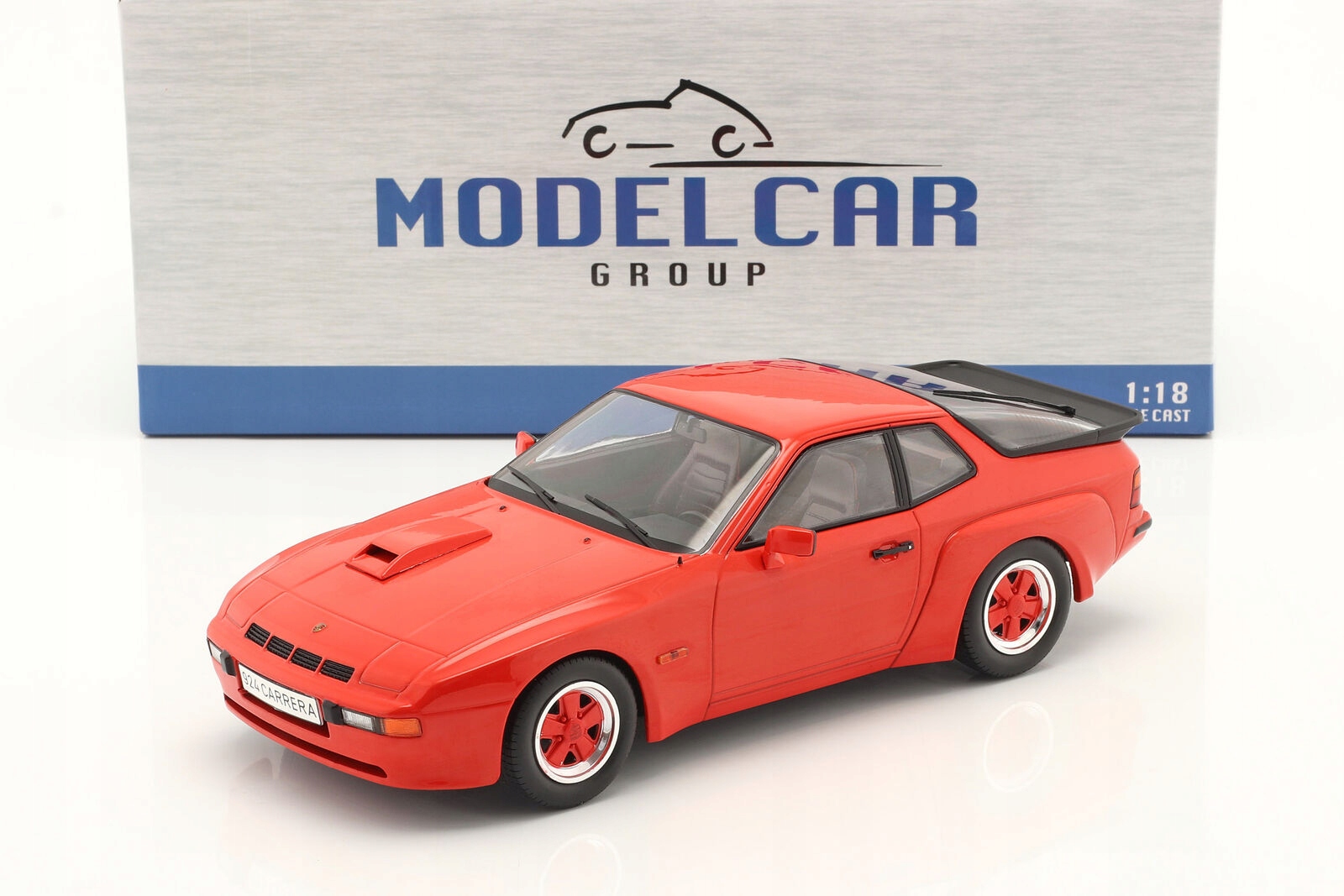 PORSCHE 924 Carrera GT red with red wheel 1/18 MCG • Cena, Opinie
