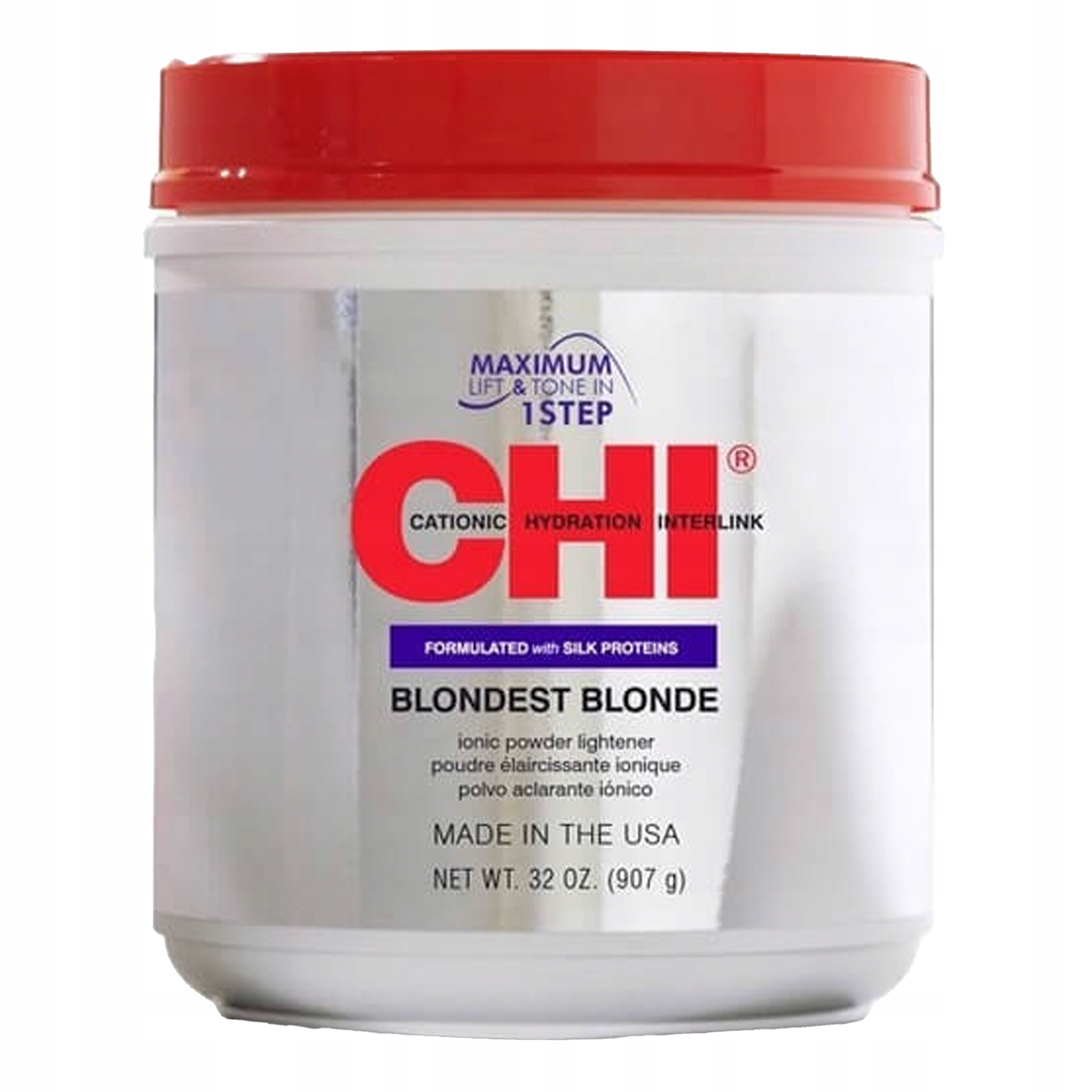 Chi Blondest Blonde Powder Pudr Pro Zesvětlení Vlasů Bez Amoniaku 907 G