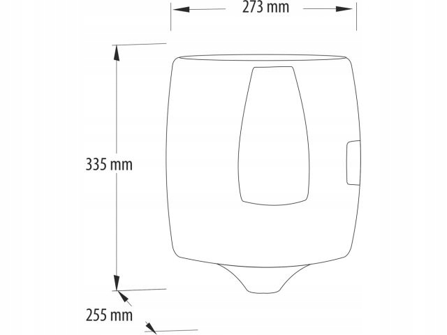MERIDA ONE POJEMNIK NA RĘCZNIKI PAPIEROWE W ROLCE Rodzaj ścienne