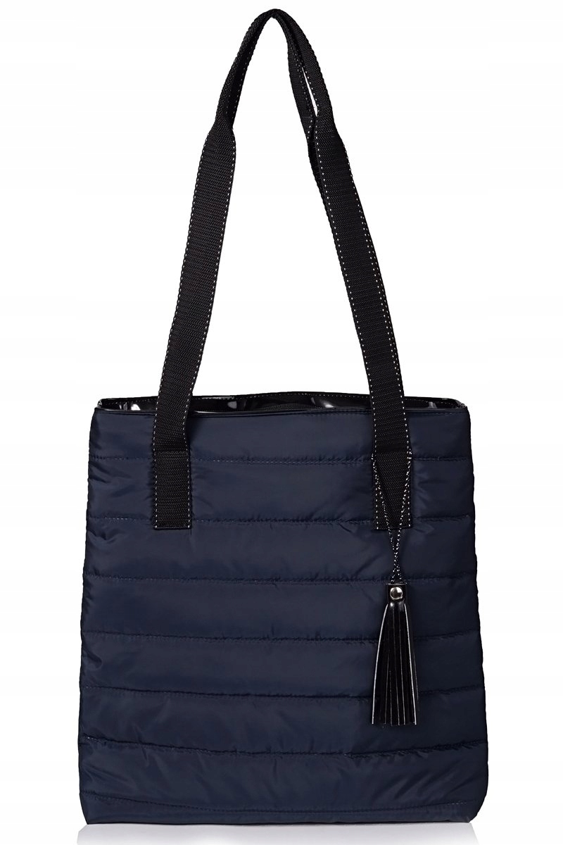 PIKOWANA DAMSKA TOREBKA WOREK SOLOME GRANATOWA