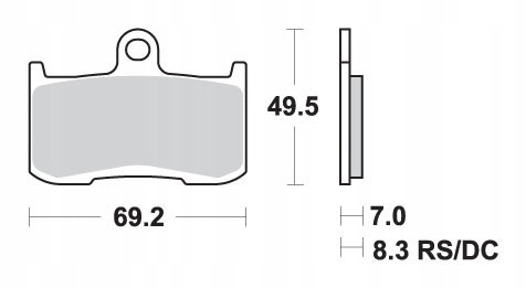 Sbs Brzdové Doštičky KH347 Racing Dual Carbon Farba Čierna Vyhovuje