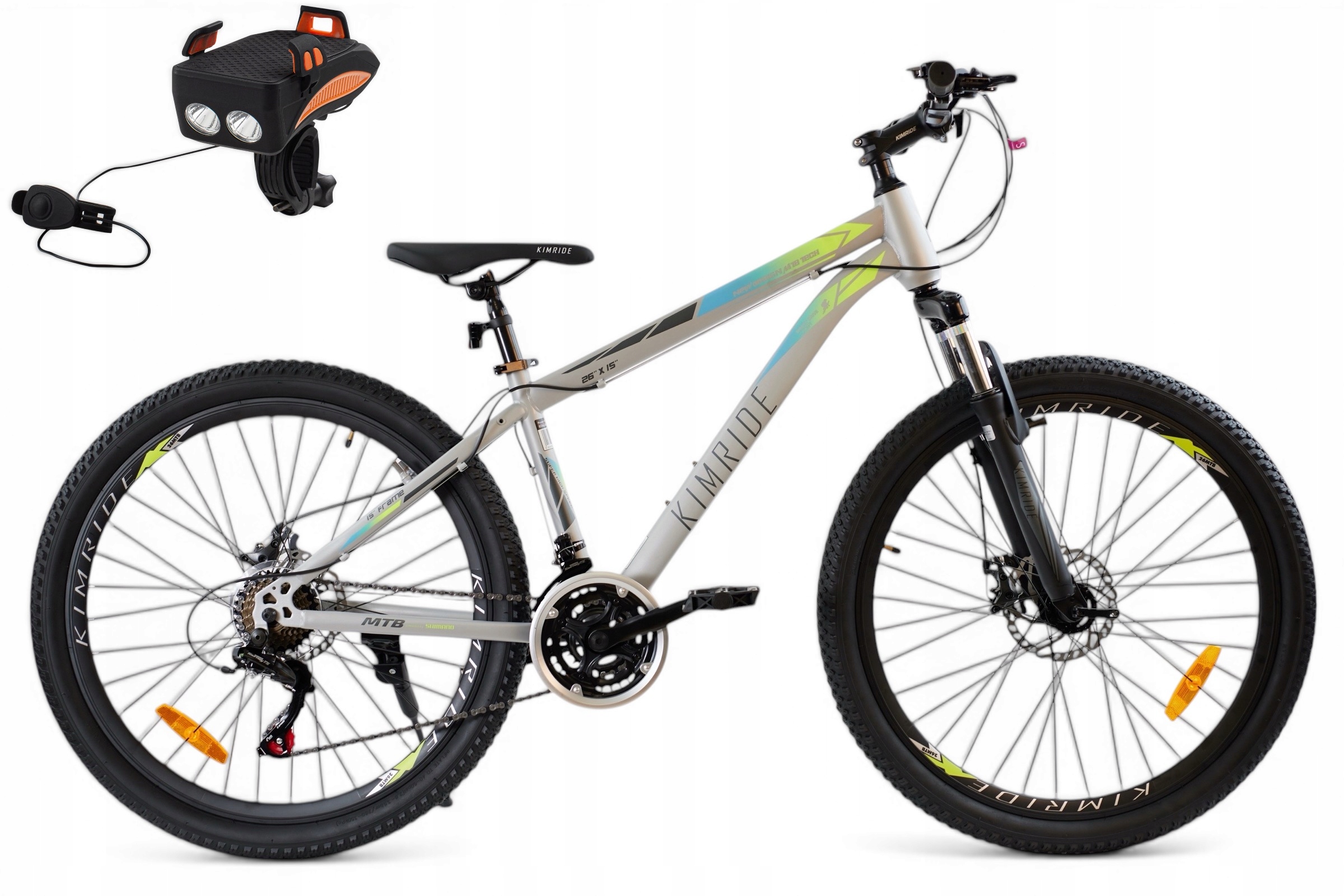 Rower Mtb 26 Koło Cali Górski Rama 15 Cali Shimano Amortyzowany Na Komunię