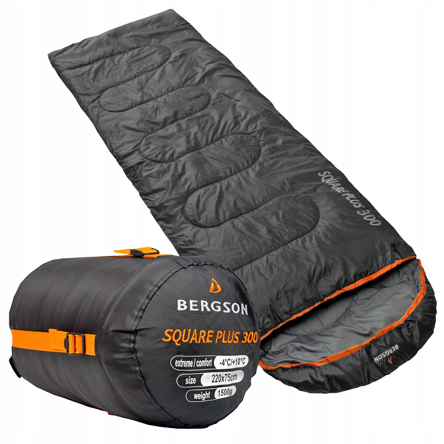 

Śpiwór Turystyczny Bergson Kaptur Kołdra BRG00126