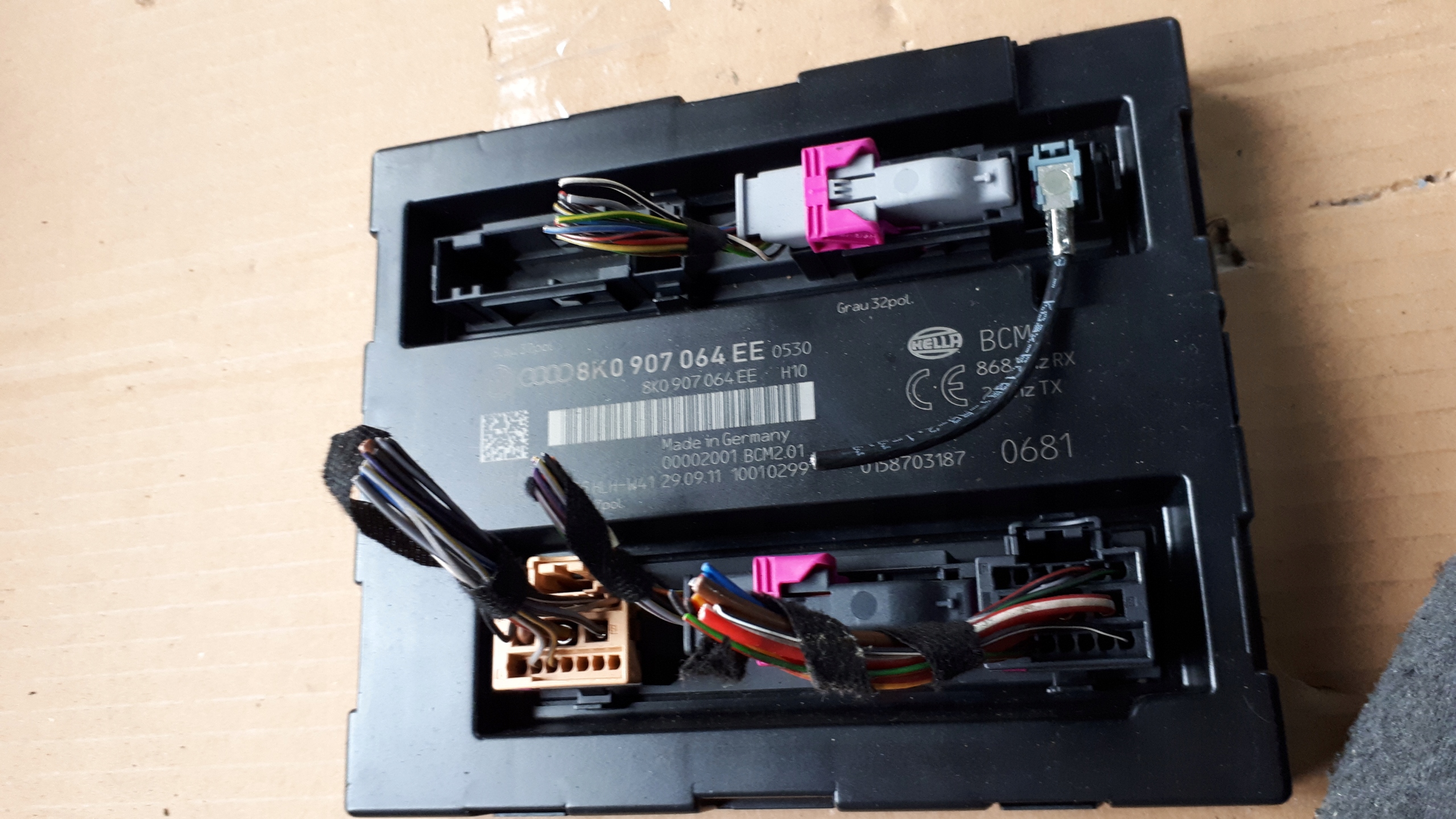 S5 LIFT 8T S4 B8 module control unit KOMFORTU 8K0907064EE