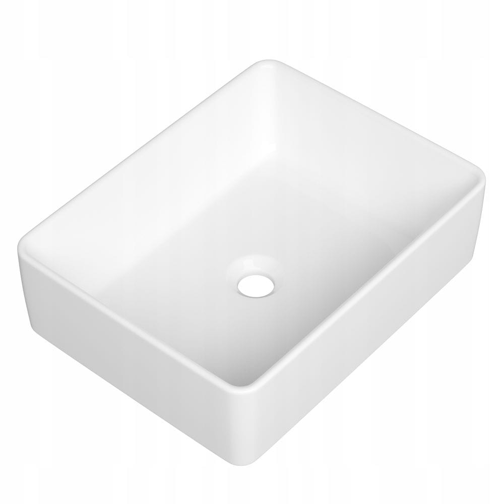 Juga 48x37 cm umyvadlová deska obdélníková bílá Gamma