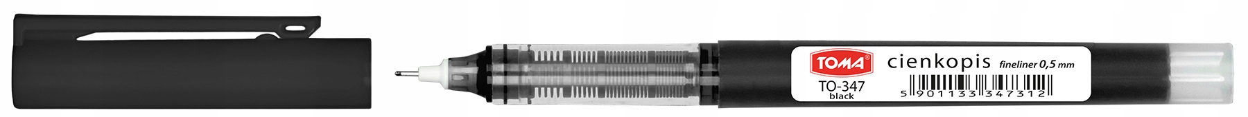 

Cienkopis kapilarny To-347 Toma Czarny 0,5MM