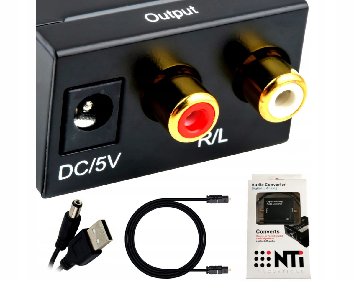 

Konwerter Optyczny Cyfrowo-analogowy Dac Spdif Pcm