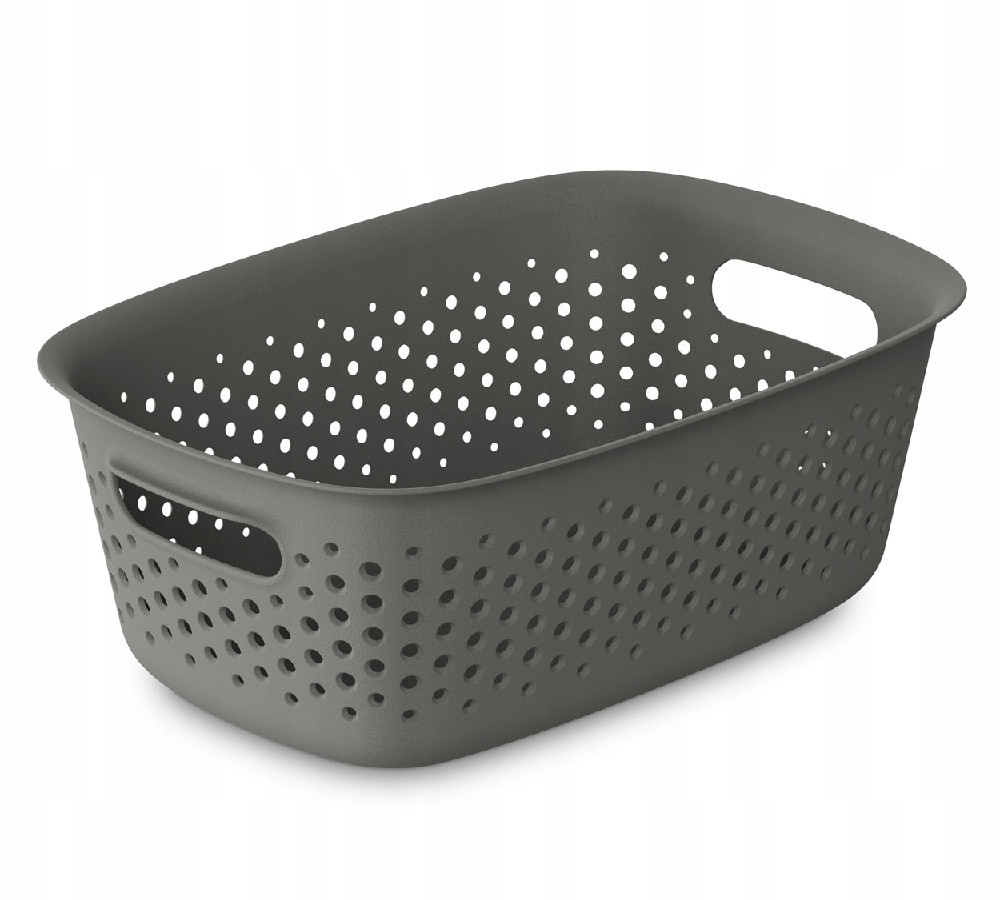Koszyk plastikowy 3,5l - praktyczny pojemnik 28×19×10 cm do biura i domu