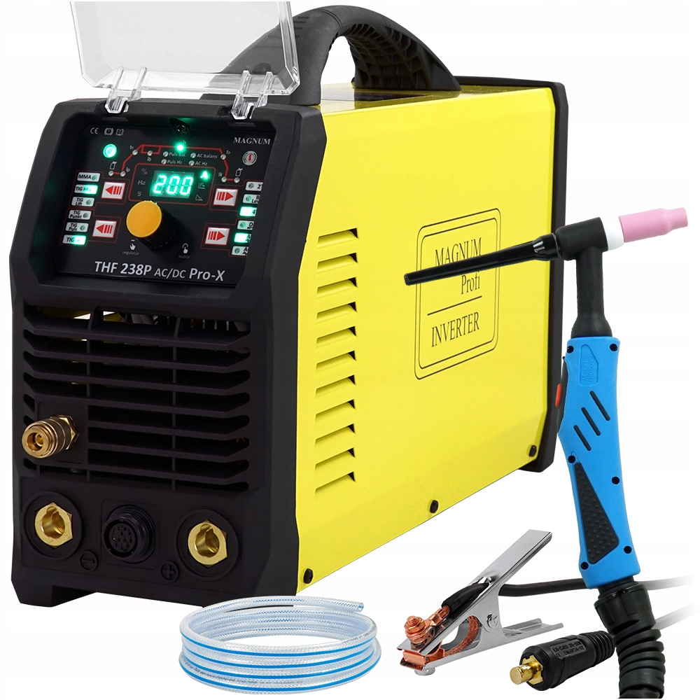 Spawarka inwertorowa Tig Magnum Thf 238 Pro X Puls 200A Bi Level
