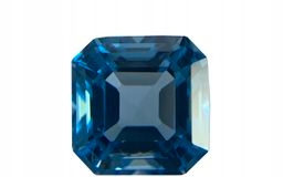 Topaz Swiss Osmiúhelník Asscher 5X5 mm